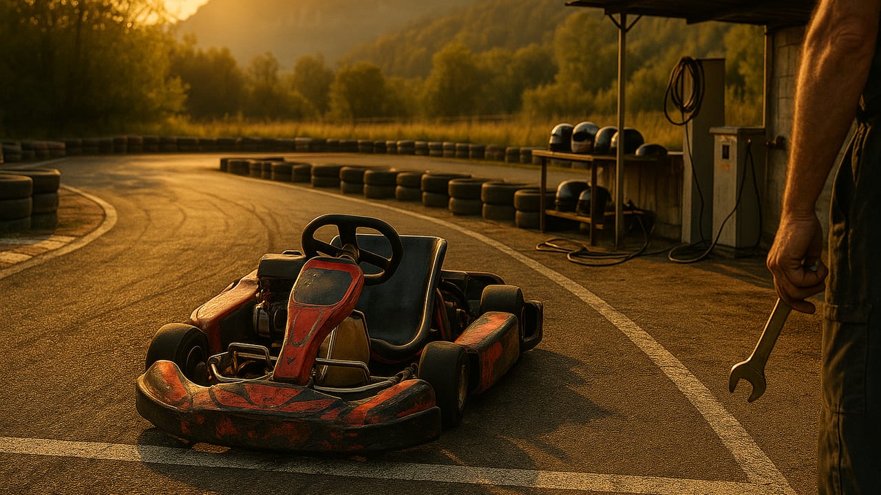 KI-generiertes Symbolbild zur Folge „Kartbahn Jena: Fast geschlossen – dann sagten 120.000 NEIN!“